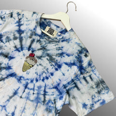 Dark Blue/Black Tie-Dye T-Shirt