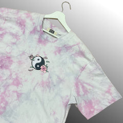 Pink/Voilet Scrunch Tie-Dye T-Shirt