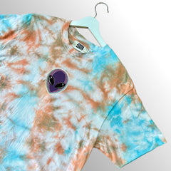 Blue/Orange Tie-Dye T-Shirt