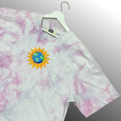 Pink/Voilet Scrunch Tie-Dye T-Shirt