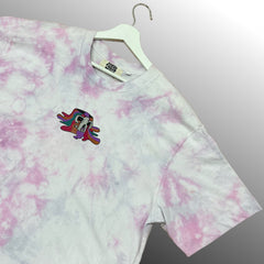 Pink/Voilet Scrunch Tie-Dye T-Shirt