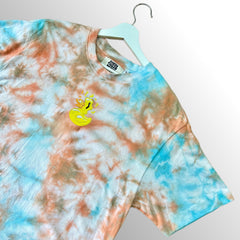 Blue/Orange Tie-Dye T-Shirt