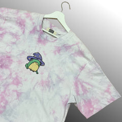 Pink/Voilet Scrunch Tie-Dye T-Shirt