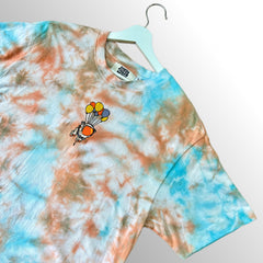 Blue/Orange Tie-Dye T-Shirt