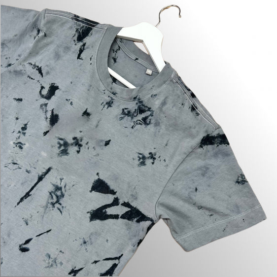 Grey/Black Scrunch Tie-Dye T-Shirt