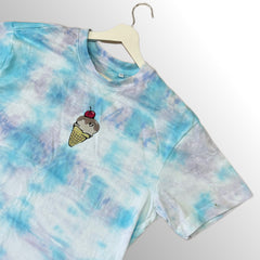 Blue/Violet Tie-Dye T-Shirt