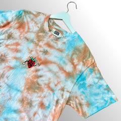 Blue/Orange Tie-Dye T-Shirt