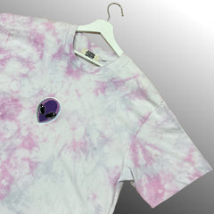 Pink/Voilet Scrunch Tie-Dye T-Shirt