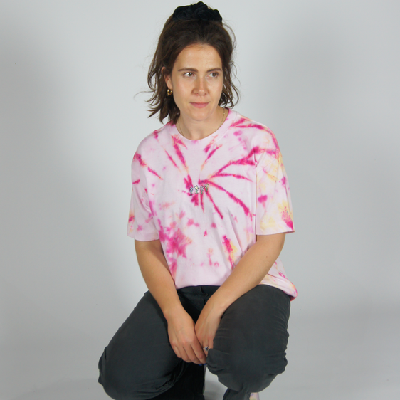 Sharp Pink Tie-Dye T-Shirt